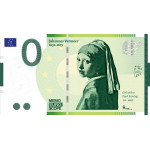 0 Euro biljet Johannes Vermeer